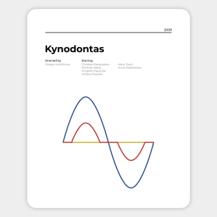 Kynodontas - Dogtooth - ΚΥΝΟΔΟΝΤΑΣ - Minimalist Movie Poster - Yorgos Lanthimos Magnet